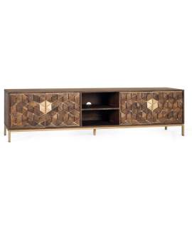 Mueble TV Diseño Moderno 4 Puertas Serie Ariast