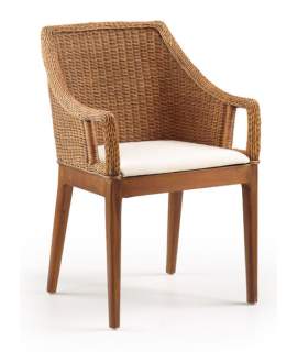 Sillon Rattan Colonial New India