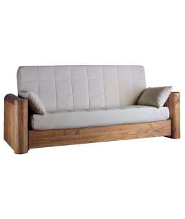 Sofa Cama Rustico Con Cojines Navi