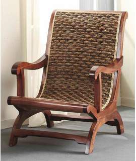 Tumbona Sillon Madera y Abaca  Albange