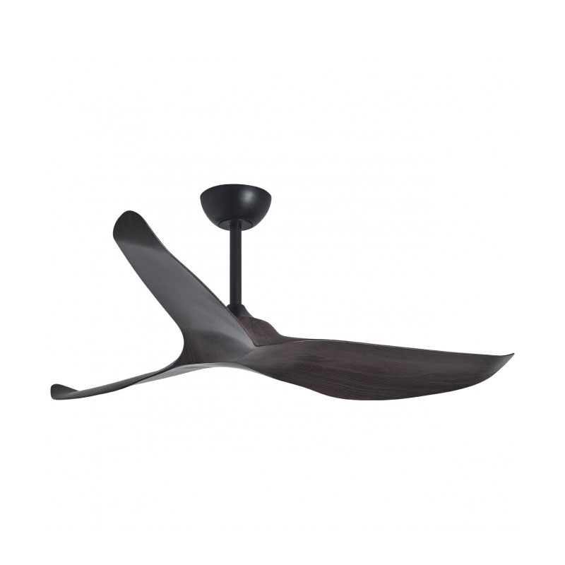Ventilador Techo de 132 Negro Madera Oscura Serie Garden Ventilador Techo de 132 Negro Madera Oscura Serie Garden