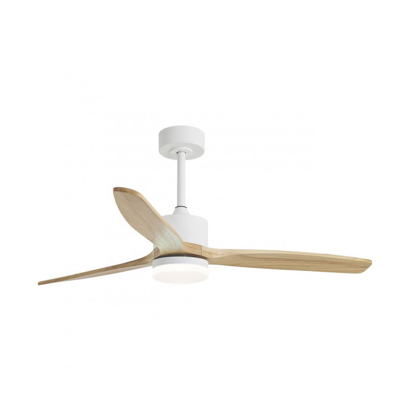 Ventilador Techo Lampara Blanco Madera Serie Madeira Ventilador Techo Lampara Blanco Madera Serie Madeira
