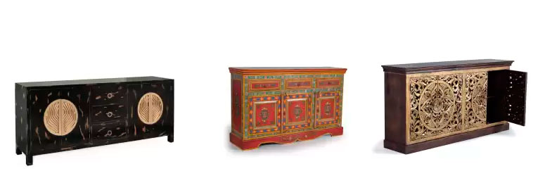 Aparadores orientales, buffet chinos para salones Aparadores orientales y buffet de colores chinos, muebles aparadores salon