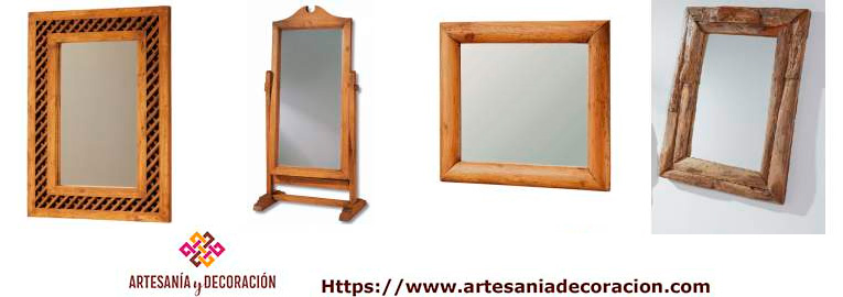 Espejos rusticos mejicanos para el recibidor o hall