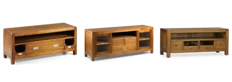 Muebles de TV en Madera Maciza Coloniales, mueble television colonial, muebles coloniales